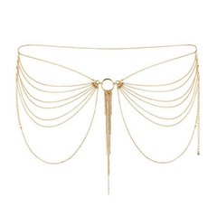 Ланцюжок на трусики або ліф Bijoux Indiscrets MAGNIFIQUE Waist Chain - Gold, прикраса на тіло, Золотистий